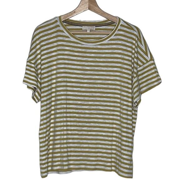 & . LAYERED STRIPED SHORT SLEEVE  T-SHIRT SIZE XL - Picture 1 of 6